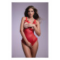 Body wetlook ouvert rouge Mistique - Christine|Lingerie et Vêtement Femme|NatureCoquine
