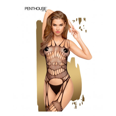Body porte-Jarretelles Fatal look - Penthouse|Lingerie et Vêtement Femme|NatureCoquine