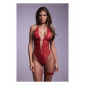 Ensemble body ouvert Renee rouge - Christine|Lingerie et Vêtement Femme|NatureCoquine