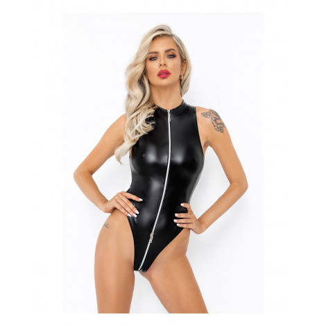Body zippé en wetlook F294|Lingerie et Vêtement Femme|NatureCoquine