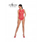 Body résille ouvert BS086 - Rouge|Lingerie et Vêtement Femme|NatureCoquine