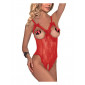 Body rouge ouvert - Paris Hollywood|Lingerie et Vêtement Femme|NatureCoquine