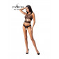 Body ouvert résille BS083 - Noir|Lingerie et Vêtement Femme|NatureCoquine