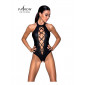 Body ouvert faux cuir Nancy - Passion|Lingerie et Vêtement Femme|NatureCoquine