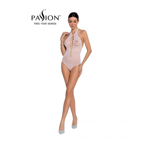 Body string résille BS088 - Blanc|Lingerie et Vêtement Femme|NatureCoquine