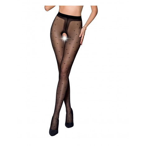 Collants ouverts TI018 20 deniers - noir|Lingerie et Vêtement Femme|NatureCoquine