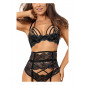 Soutien-gorge dentelle Noir V-10361 - Axami|Lingerie et Vêtement Femme|NatureCoquine