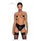 Culotte tanga zipée en wetlook F260|Lingerie et Vêtement Femme|NatureCoquine