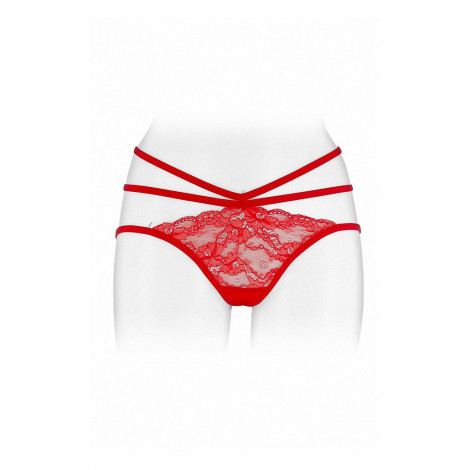 Culotte ouverte Nadia - rouge|Lingerie et Vêtement Femme|NatureCoquine