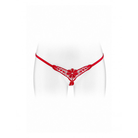 String ouvert Danuta - rouge|Lingerie et Vêtement Femme|NatureCoquine