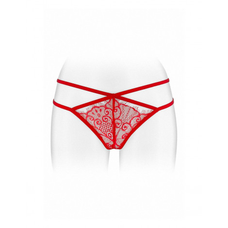 String ouvert Mylene - rouge|Lingerie et Vêtement Femme|NatureCoquine