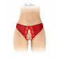 Culotte rouge ouverte Ambre - Fashion Secret|Lingerie et Vêtement Femme|NatureCoquine
