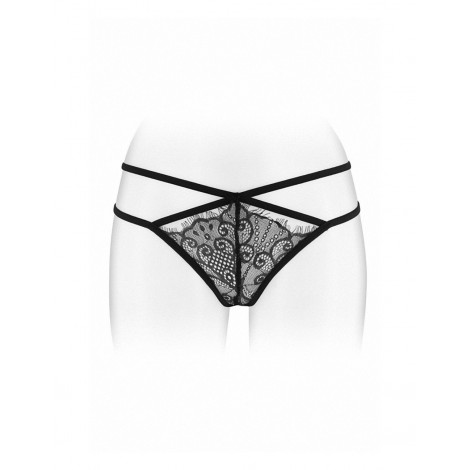 String ouvert Mylene - noir|Lingerie et Vêtement Femme|NatureCoquine