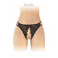 Culotte noire ouverte Annette - Fashion Secret|Lingerie et Vêtement Femme|NatureCoquine
