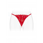String avec perles Venusina - rouge|Lingerie et Vêtement Femme|NatureCoquine