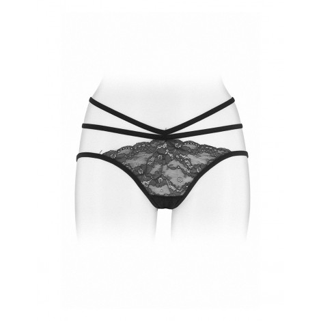 Culotte ouverte Nadia - noir|Lingerie et Vêtement Femme|NatureCoquine