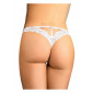 String brésilien blanc - Paris Hollywood|Lingerie et Vêtement Femme|NatureCoquine
