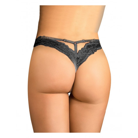 String brésilien noir Paris Hollywood|Lingerie et Vêtement Femme|NatureCoquine