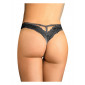 String brésilien noir Paris Hollywood|Lingerie et Vêtement Femme|NatureCoquine