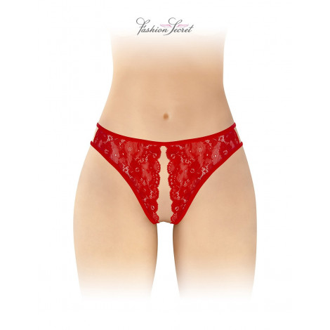 String rouge ouvert Victoria - Fashion Secret|Lingerie et Vêtement Femme|NatureCoquine