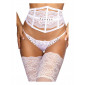 String blanc à clous dorés V-9798 - Axami|Lingerie et Vêtement Femme|NatureCoquine