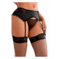 Porte-jarretelles en dentelle avec string noir|Lingerie et Vêtement Femme|NatureCoquine