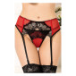 Porte-jarretelles rouge et noir|Lingerie et Vêtement Femme|NatureCoquine