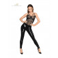 Combinaison tulle et vynile F200|Lingerie et Vêtement Femme|NatureCoquine