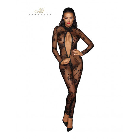Combinaison intégrale en tulle floqué F237|Lingerie et Vêtement Femme|NatureCoquine