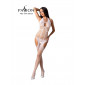 Combinaison résille BS079 - Blanc|Lingerie et Vêtement Femme|NatureCoquine