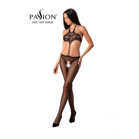 Combinaison résille BS080 - Noir|Lingerie et Vêtement Femme|NatureCoquine