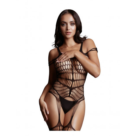 Combinaison ajourée à jarretelles - Le Désir|Lingerie et Vêtement Femme|NatureCoquine