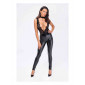 Combinaison collier Libido F298 wetlook et dentelle|Lingerie et Vêtement Femme|NatureCoquine