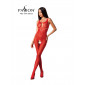 Combinaison résille BS078 - Rouge|Lingerie et Vêtement Femme|NatureCoquine