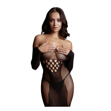 Mini robe décolletée manches longues - Le Désir|Lingerie et Vêtement Femme|NatureCoquine