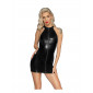Mini robe zippée snake wetlook F278|Lingerie et Vêtement Femme|NatureCoquine