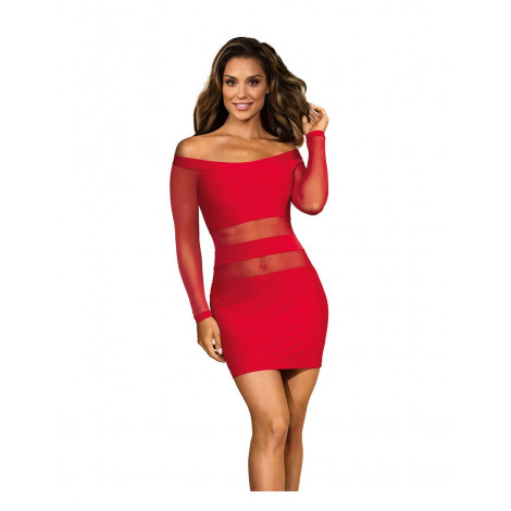 Robe rouge V-9299 - Axami|Lingerie et Vêtement Femme|NatureCoquine