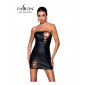 Robe faux cuir amazone Céline - Passion|Lingerie et Vêtement Femme|NatureCoquine