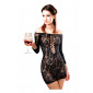 Robe Fetish Dinner résille Noir|Lingerie et Vêtement Femme|NatureCoquine