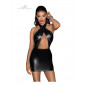 Robe bustier dos nu wetlook F255|Lingerie et Vêtement Femme|NatureCoquine