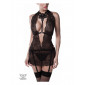 Set érotique robe dentelle, harnais et string - Grey Velvet|Lingerie et Vêtement Femme|NatureCoquine