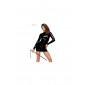 Robe manches longues vinyle F187|Lingerie et Vêtement Femme|NatureCoquine