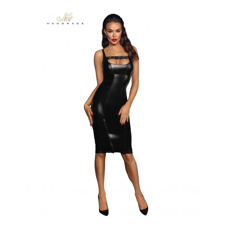 Robe cintrée fendue en wetlook F251|Lingerie et Vêtement Femme|NatureCoquine