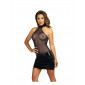 Robe noire V-9129 - Axami|Lingerie et Vêtement Femme|NatureCoquine