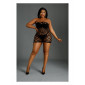 Mini Robe résille N°10 Queen Size - Moonlight|Lingerie et Vêtement Femme|NatureCoquine
