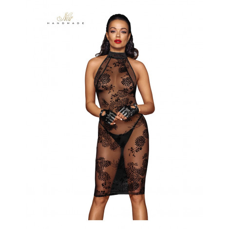 Robe mi-longue transparente en tulle F240|Lingerie et Vêtement Femme|NatureCoquine