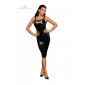 Robe cintrée dos nu en vinyle F250|Lingerie et Vêtement Femme|NatureCoquine