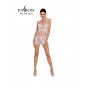Robe nue résille BS090 - Blanc|Lingerie et Vêtement Femme|NatureCoquine