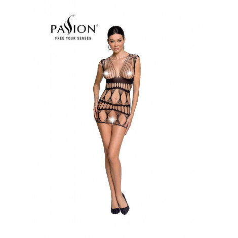 Robe nue résille BS089 - Noir|Lingerie et Vêtement Femme|NatureCoquine