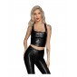 Top zippé snake wetlook F275|Lingerie et Vêtement Femme|NatureCoquine